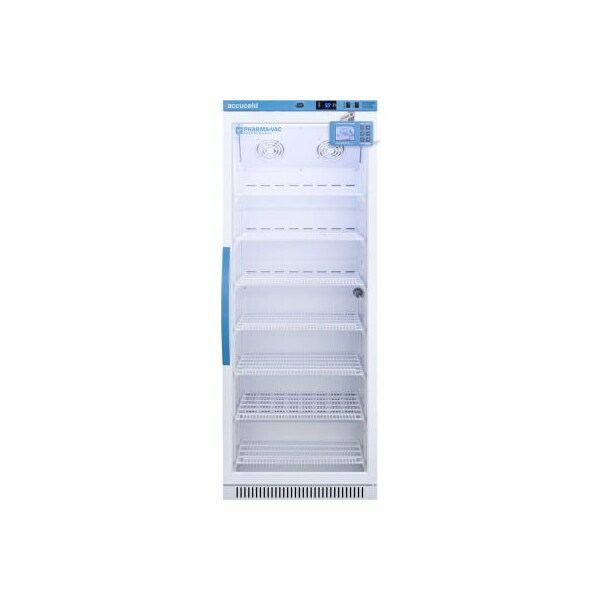 Summit Appliance Div. Accucold Upright Vaccine Refrigerator, 12 Cu. Ft., Wire Shelves, Glass Door ARG12PVDL2B - main